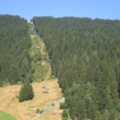 V�hled z okna na lanovku na Stubnerkogel